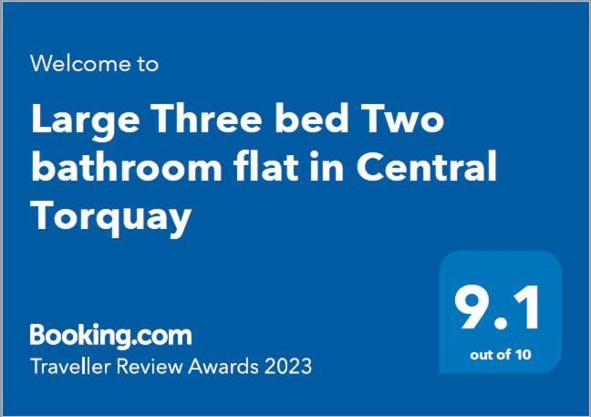 Large Three Bed Two Bathroom Flat In Central Torquay Luaran gambar